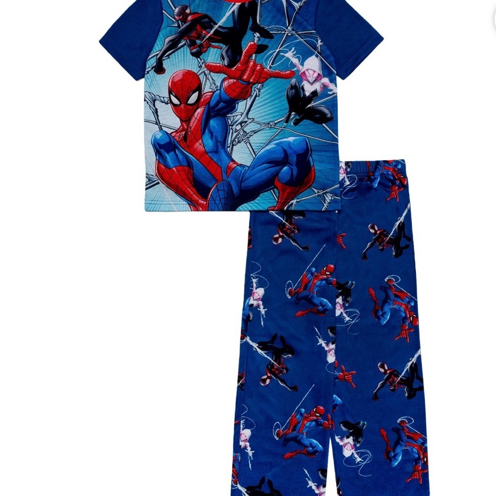Marvel Spider-Man Kids Pajama Set - Blue and Red